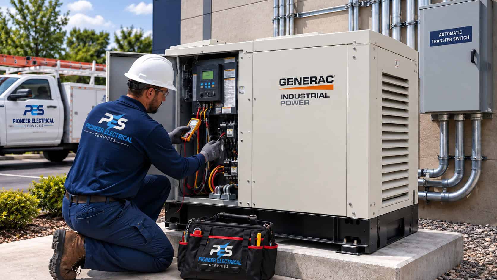 Pioneer Electrician Servicing Generac Generator Pioneer Electrician Servicing Generac Generator